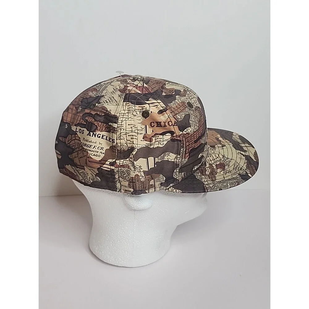 Crooks & Castles 59Fifty New Era Hat Fitted Cap Camouflage USA Brown Tans New
